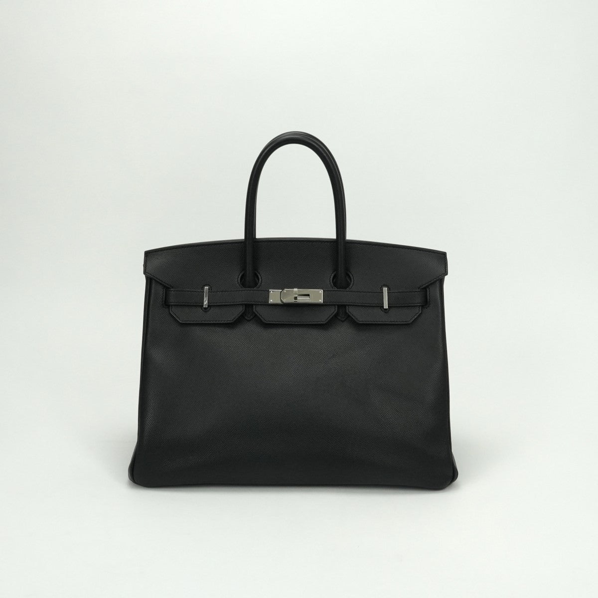 エルメス HERMES バーキン35 バーキン 35 バッグ トートバッグ エプソン ノワール Noir ブラック Black 黒 シルバー金具 ハンドバッグ ヴォーエプソン