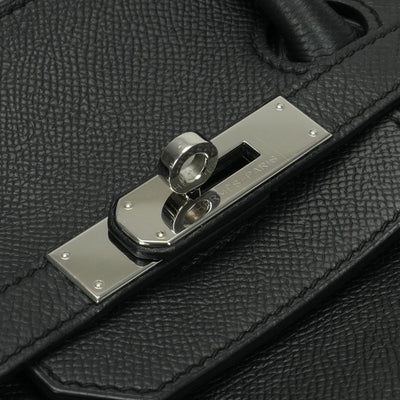 エルメス HERMES バーキン35 バーキン 35 バッグ トートバッグ エプソン ノワール Noir ブラック Black 黒 シルバー金具 ハンドバッグ ヴォーエプソン