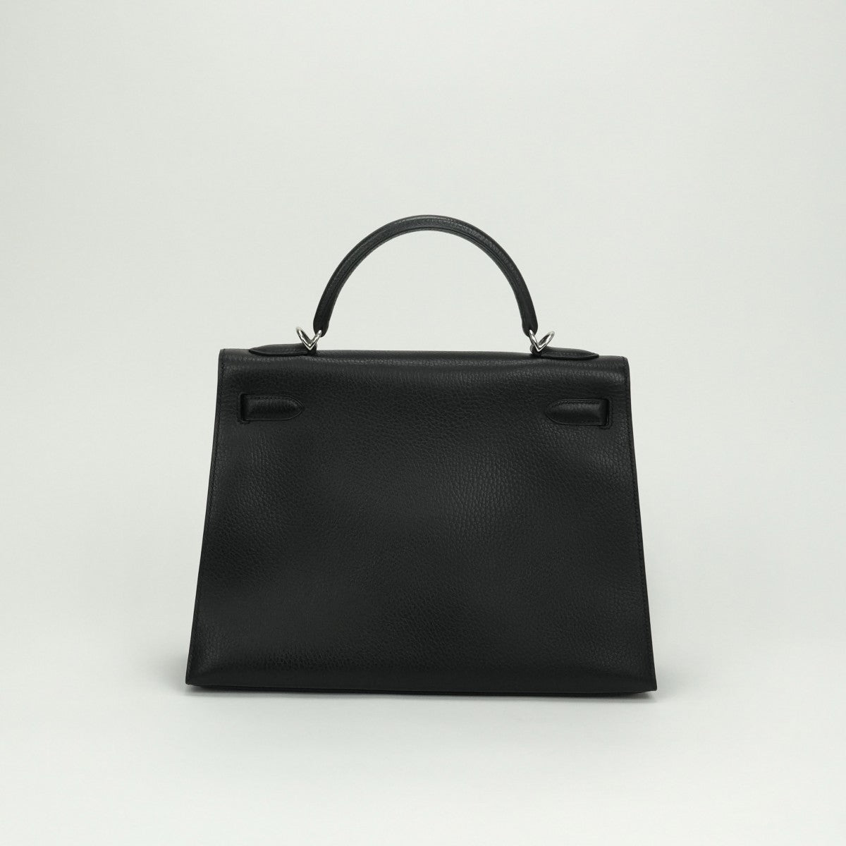 エルメス HERMES ケリー32 ケリー 32 バッグ トートバッグ ショルダーバッグ アルデンヌ ノワール Noir ブラック Black 黒 シルバー金具 ハンドバッグ 外縫い 2WAYバッグ V字金具
