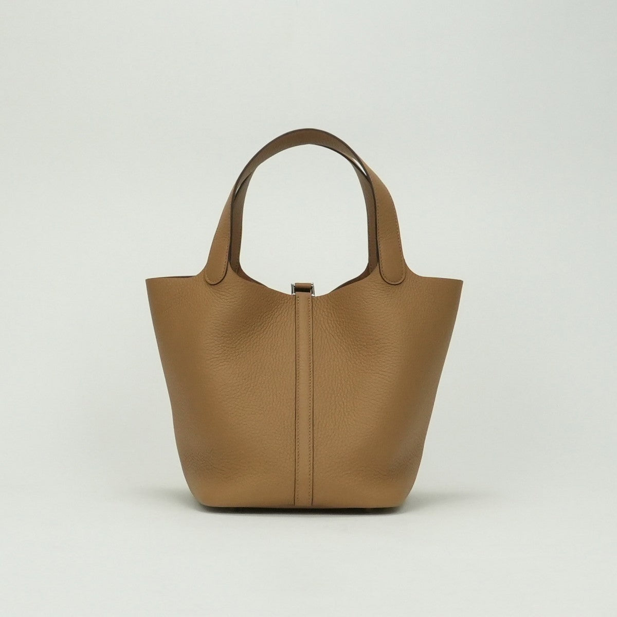エルメス HERMES ピコタンロックMM ピコタンロック MM ピコタンロック22 バッグ トートバッグ トリヨンクレマンス ビスキュイ Biscuit ブラウン Brown 茶 シルバー金具 ハンドバッグ ピコタンMM ピコタン22