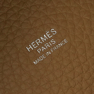 エルメス HERMES ピコタンロックMM ピコタンロック MM ピコタンロック22 バッグ トートバッグ トリヨンクレマンス ビスキュイ Biscuit ブラウン Brown 茶 シルバー金具 ハンドバッグ ピコタンMM ピコタン22