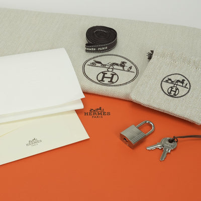 エルメス HERMES ピコタンロックMM ピコタンロック MM ピコタンロック22 バッグ トートバッグ トリヨンクレマンス ビスキュイ Biscuit ブラウン Brown 茶 シルバー金具 ハンドバッグ ピコタンMM ピコタン22