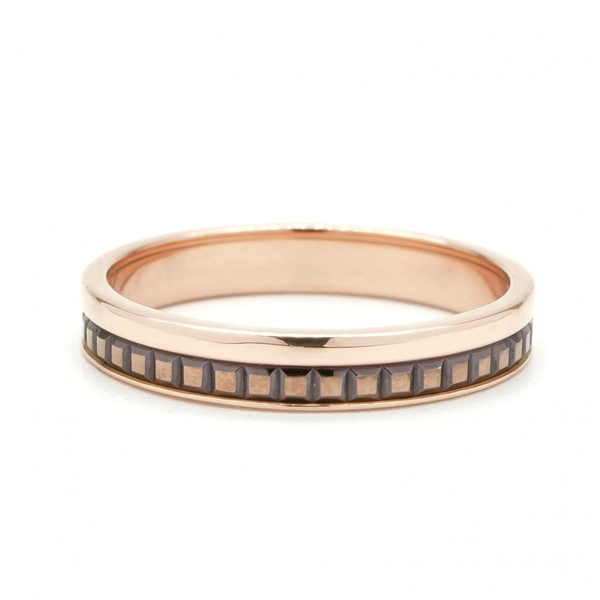 ブシュロン BOUCHERON キャトル クラシック リング ハーフ キャトルリング ピンクゴールド ブラウンPVD quatre classique リング 指輪 750PG ピンクゴールド ピンクゴールド