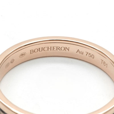 ブシュロン BOUCHERON キャトル クラシック リング ハーフ キャトルリング ピンクゴールド ブラウンPVD quatre classique リング 指輪 750PG ピンクゴールド ピンクゴールド