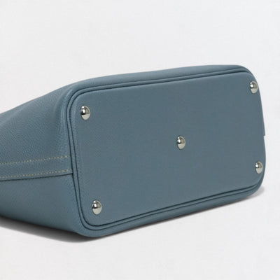 エルメス HERMES ボリード27 ボリード 27 バッグ トートバッグ ショルダーバッグ ヴォーエプソン ブルーラン ブルーリン Bluelin ブルー Blue 青 水色 シルバー金具 ハンドバッグ