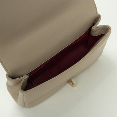 シャネル CHANEL マトラッセ バッグ トートバッグ ショルダーバッグ ラムスキン ベージュ beige ゴールド金具 トップハンドル ココマーク ハンドバッグ チェーンバッグ
