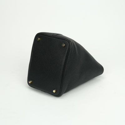 エルメス HERMES ピコタンロックPM ピコタンロック PM ピコタンPM ピコタンロック18 バッグ トートバッグ トリヨンクレマンス ノワール noir ブラック black 黒 ゴールド金具 ハンドバッグ