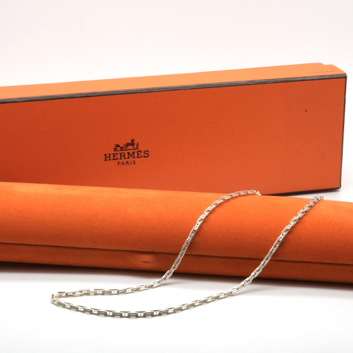 エルメス HERMES ヘラクレス ネックレス ペンダント チョーカー 925 銀