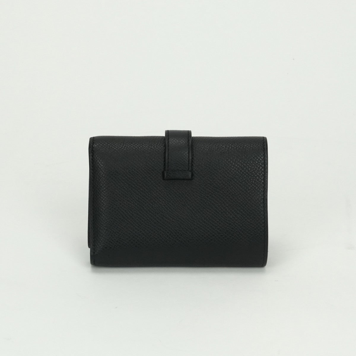 エルメス HERMES ベアンコンビネ ベアン 財布 三つ折り財布 ミニ財布 ミニウォレット エプソン ソーブラック SO-BLACK モノクローム ブラック black 黒 ブラック金具 ヴォーエプソン