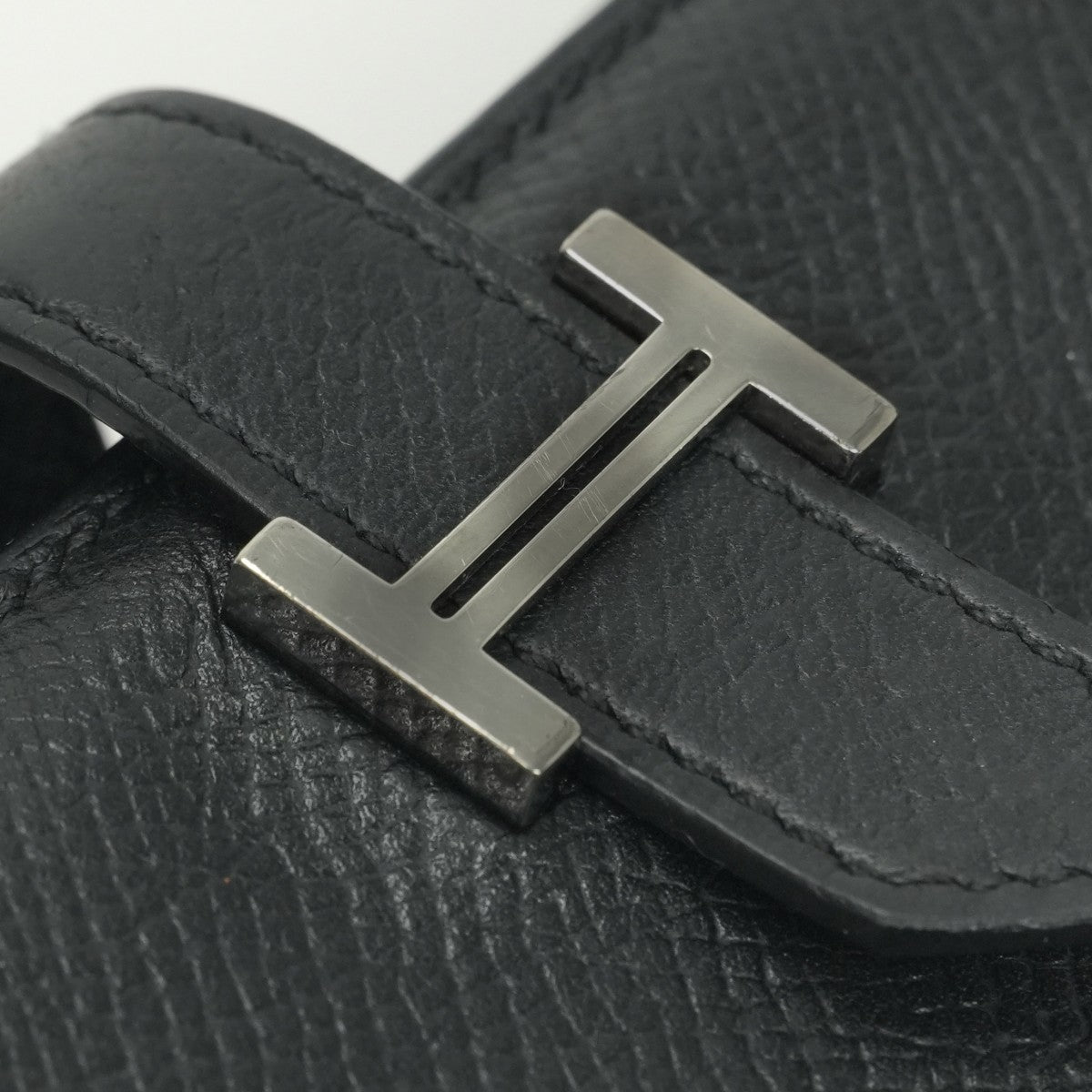 エルメス HERMES ベアンスフレ ベアン スフレ 財布 長財布 ロングウォレット エプソン ノワール Noir ブラック Black 黒 シルバー金具 ヴォーエプソン