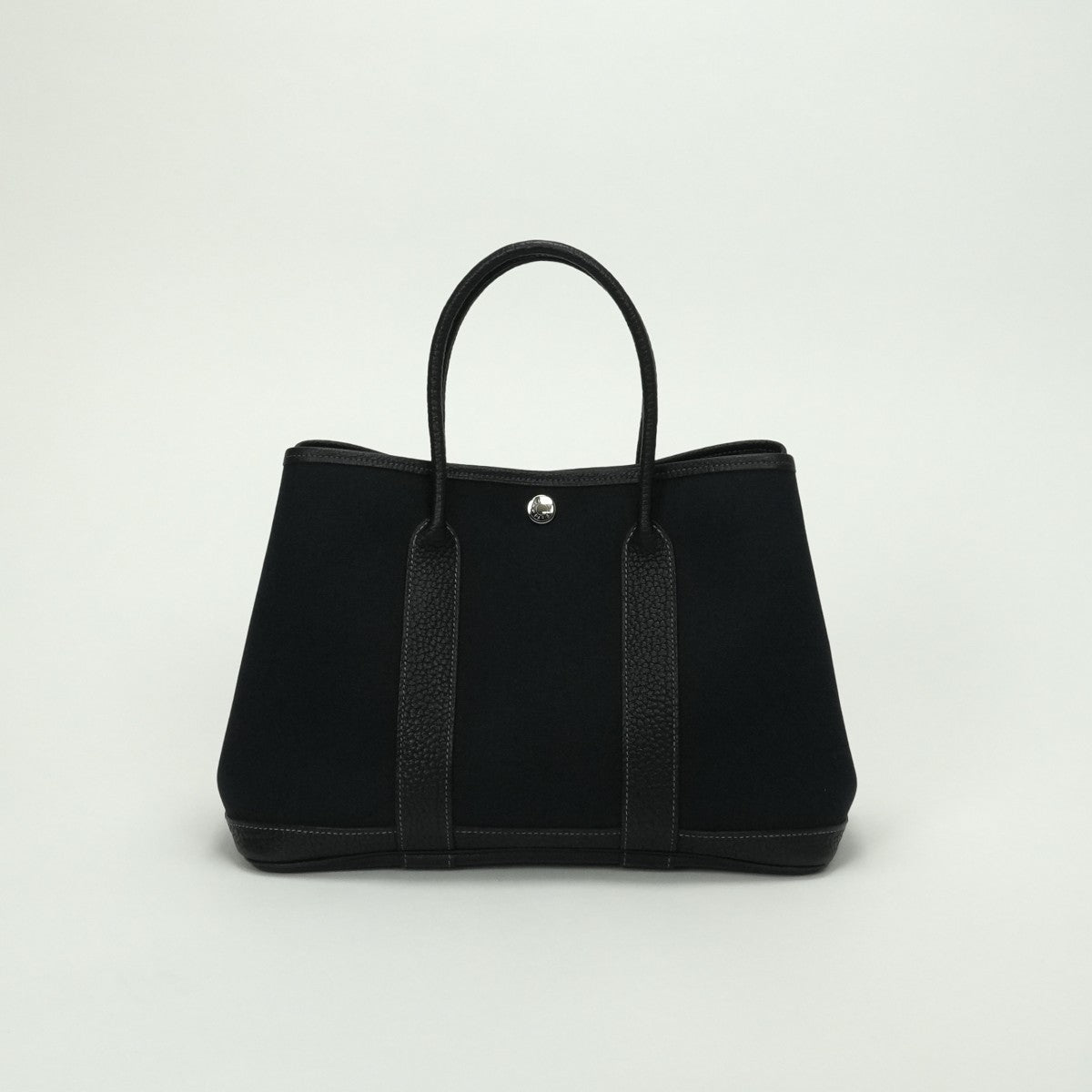 エルメス HERMES ガーデンパーティTPM ガーデンパーティ TPM ガーデンパーティ30 ガーデンパーティー バッグ トートバッグ トワルオフィシエ ネゴンダ ノワール Noir ブラック 黒 シルバー金具 ハンドバッグ