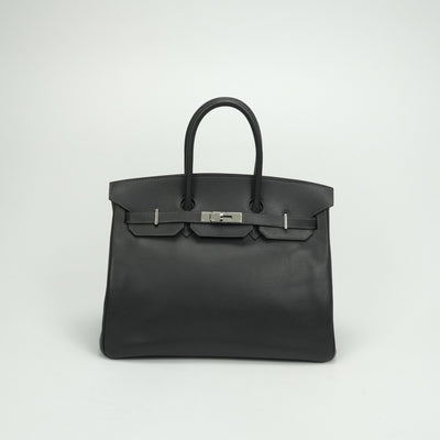 エルメス HERMES バーキン35 バーキン 35 バッグ トートバッグ エプソン グラファイト Graphite グレー Gray シルバー金具 ヴォーエプソン ハンドバッグ