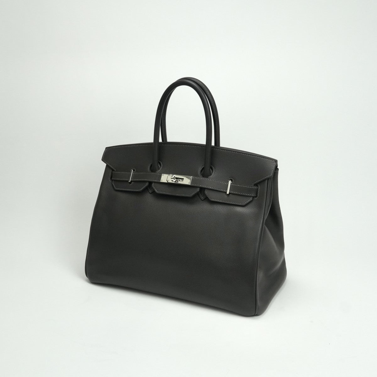 エルメス HERMES バーキン35 バーキン 35 バッグ トートバッグ エプソン グラファイト Graphite グレー Gray シルバー金具 ヴォーエプソン ハンドバッグ