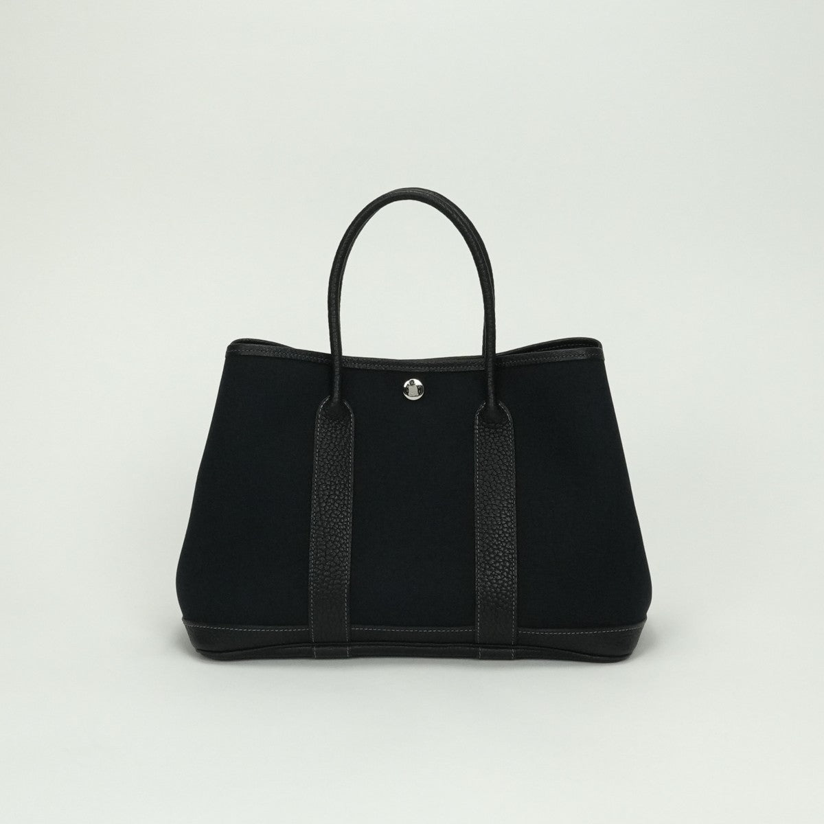 エルメス HERMES ガーデンパーティTPM ガーデンパーティ TPM ガーデンパーティ30 ガーデンパーティー バッグ トートバッグ トワルオフィシエ ネゴンダ ノワール Noir ブラック 黒 シルバー金具 ハンドバッグ