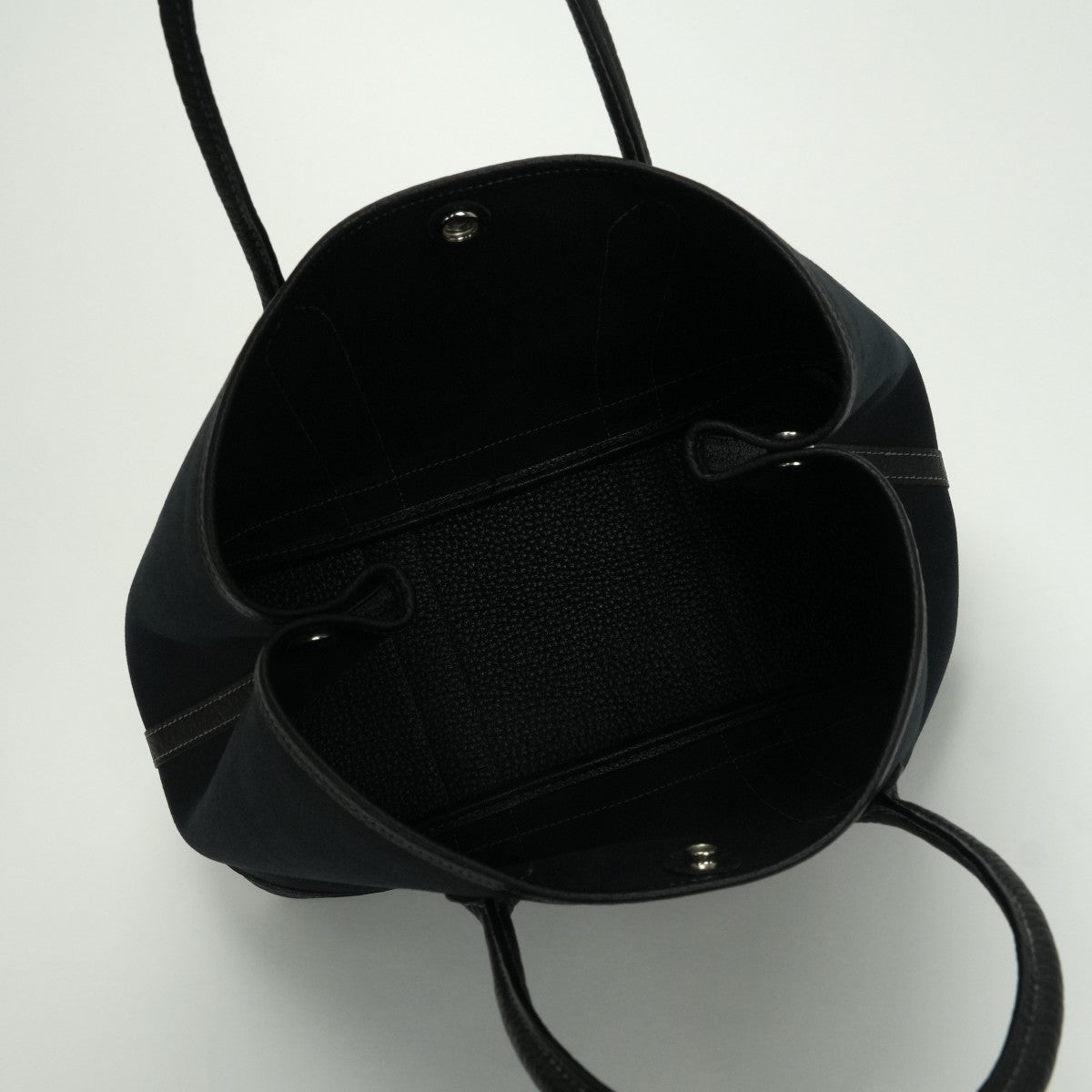 エルメス HERMES ガーデンパーティTPM ガーデンパーティ TPM ガーデンパーティ30 ガーデンパーティー バッグ トートバッグ トワルオフィシエ ネゴンダ ノワール Noir ブラック 黒 シルバー金具 ハンドバッグ