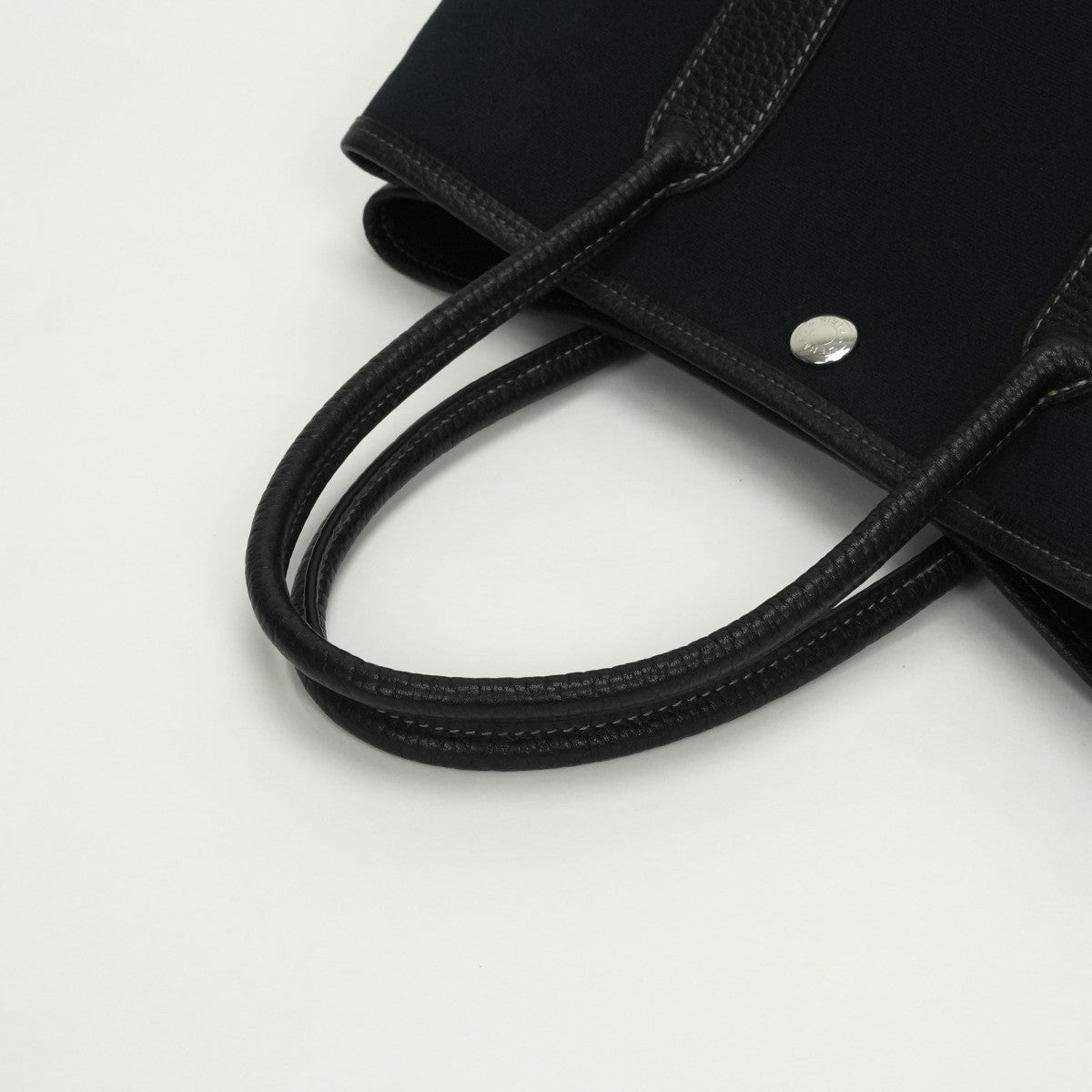 エルメス HERMES ガーデンパーティTPM ガーデンパーティ TPM ガーデンパーティ30 ガーデンパーティー バッグ トートバッグ トワルオフィシエ ネゴンダ ノワール Noir ブラック 黒 シルバー金具 ハンドバッグ