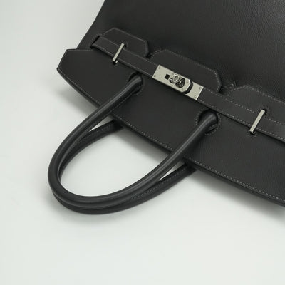 エルメス HERMES バーキン35 バーキン 35 バッグ トートバッグ エプソン グラファイト Graphite グレー Gray シルバー金具 ヴォーエプソン ハンドバッグ