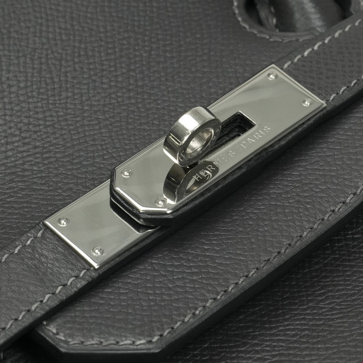 エルメス HERMES バーキン35 バーキン 35 バッグ トートバッグ エプソン グラファイト Graphite グレー Gray シルバー金具 ヴォーエプソン ハンドバッグ