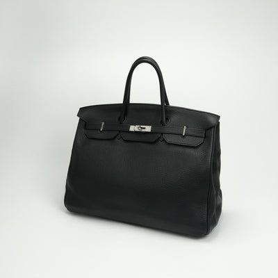 エルメス HERMES バーキン40 バーキン 40 バッグ トートバッグ トリヨンクレマンス ノワール Noir ブラック Black 黒 シルバー金具 ハンドバッグ