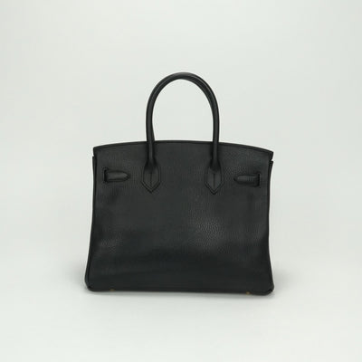 エルメス HERMES バーキン30 バーキン 30 バッグ トートバッグ アルデンヌ ノワール Noir ブラック Black 黒 ゴールド金具 ハンドバッグ