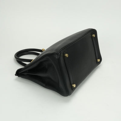 エルメス HERMES バーキン30 バーキン 30 バッグ トートバッグ アルデンヌ ノワール Noir ブラック Black 黒 ゴールド金具 ハンドバッグ