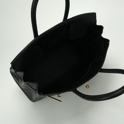 エルメス HERMES バーキン30 バーキン 30 バッグ トートバッグ アルデンヌ ノワール Noir ブラック Black 黒 ゴールド金具 ハンドバッグ