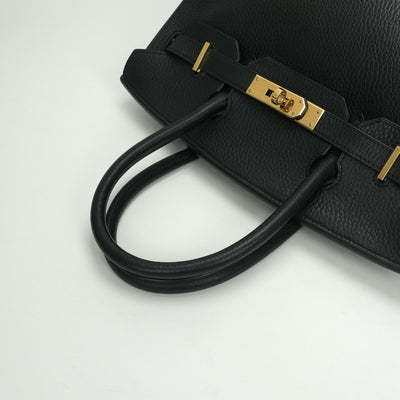 エルメス HERMES バーキン30 バーキン 30 バッグ トートバッグ アルデンヌ ノワール Noir ブラック Black 黒 ゴールド金具 ハンドバッグ