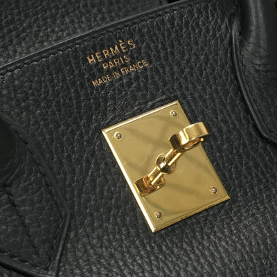 エルメス HERMES バーキン30 バーキン 30 バッグ トートバッグ アルデンヌ ノワール Noir ブラック Black 黒 ゴールド金具 ハンドバッグ