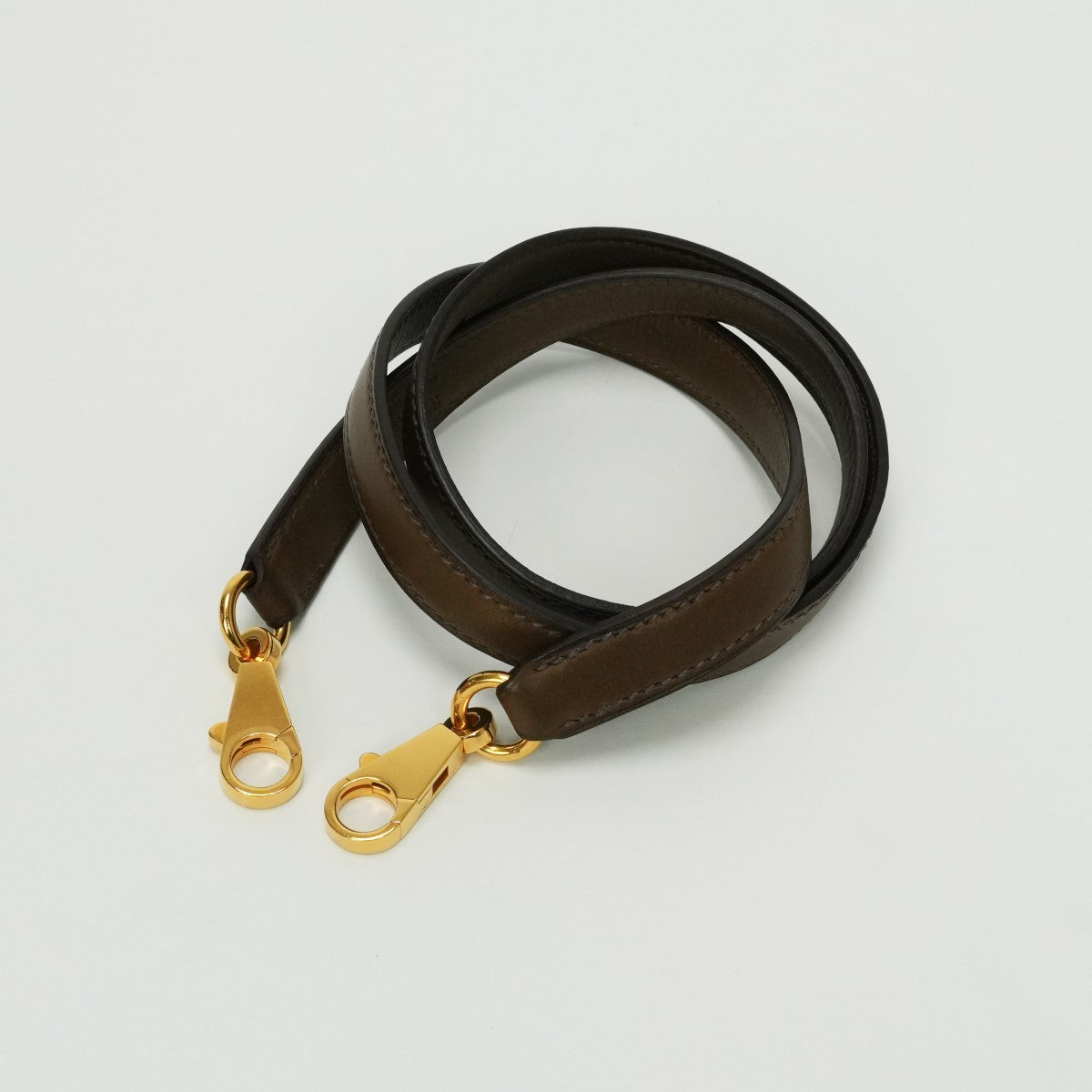 エルメス HERMES ショルダーストラップ ショルダー スト ラップ その他 スイフト カーキグリーン Khaki Green ゴールド金具 ブラウン Brown