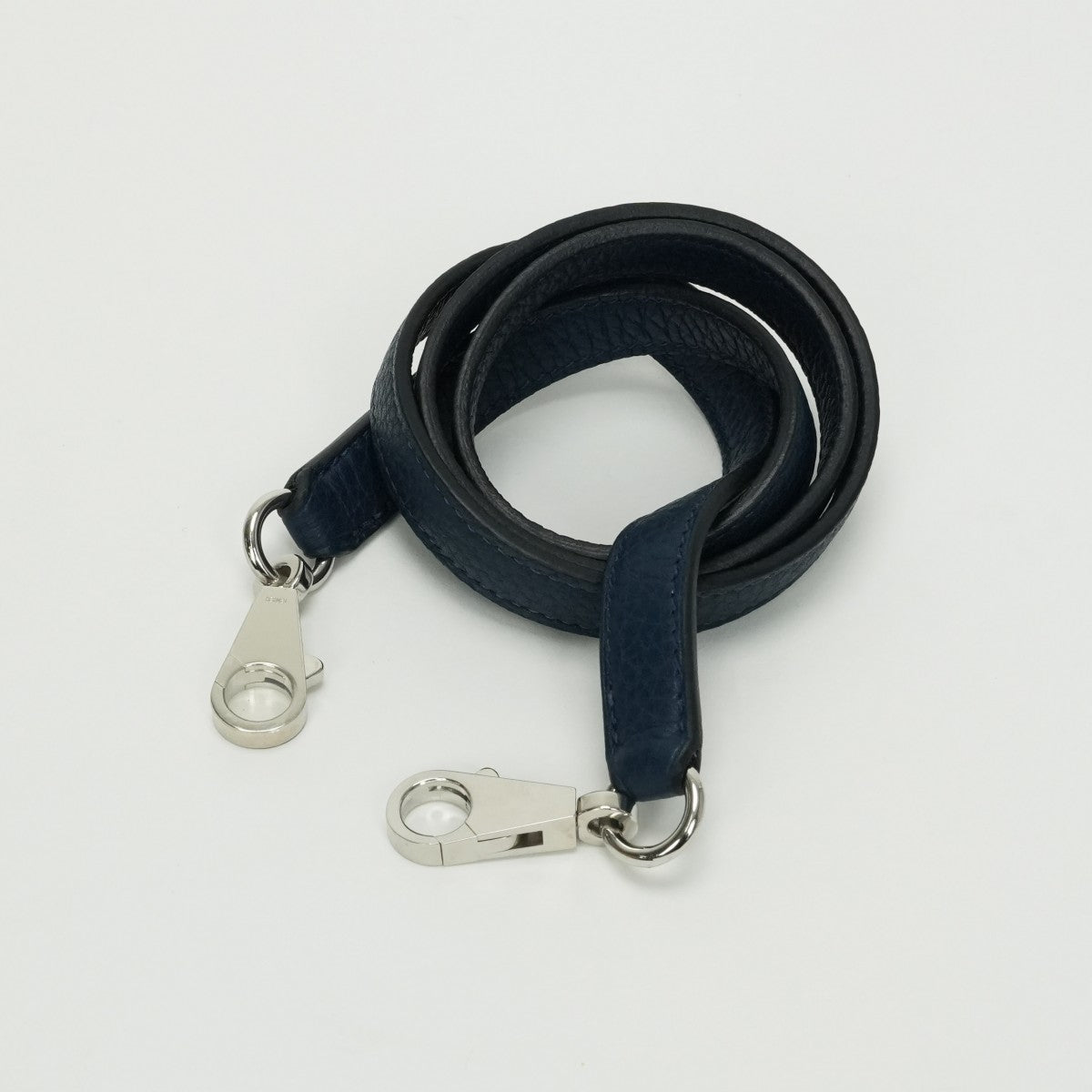 エルメス HERMES ショルダーストラップ ショルダー ストラップ その他 トゴ ブルーオブスキュール Bleu Obscur ネイビー Navy ブルー Blue 紺 青 シルバー金具