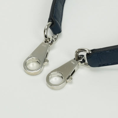 エルメス HERMES ショルダーストラップ ショルダー ストラップ その他 トゴ ブルーオブスキュール Bleu Obscur ネイビー Navy ブルー Blue 紺 青 シルバー金具