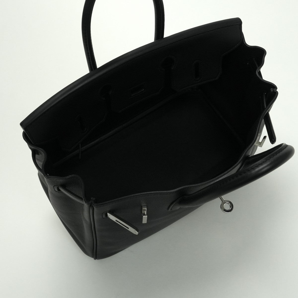 エルメス HERMES バーキン25 バーキン 25 バッグ トートバッグ スイフト ノワール Noir ブラック Black 黒 シルバー金具 ヴォースイフト ハンドバッグ
