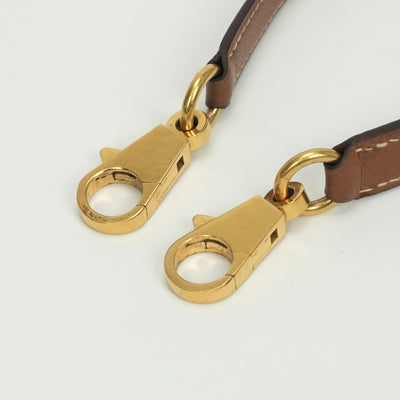 エルメス HERMES ショルダーストラップ ショルダー ストラップ その他 クシュベル ゴールド Gold ブラウン Brown ゴールド金具 バッグストラップ ケリーストラップ