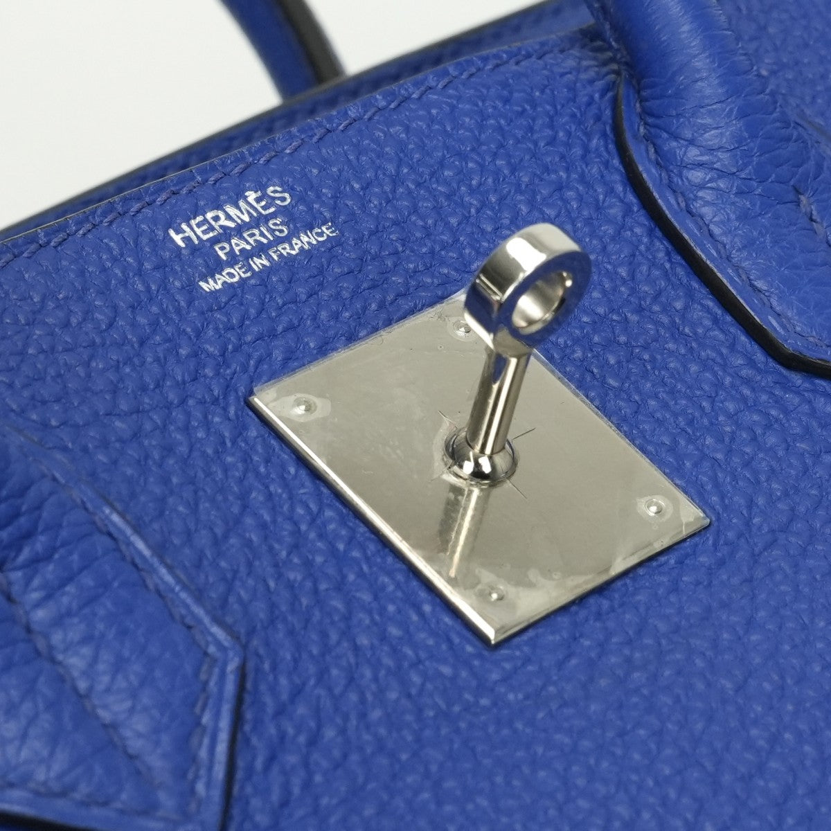 エルメス HERMES バーキン30 バーキン 30 バッグ トートバッグ トゴ ブルーエレクトリック ブルー 青 シルバー金具 ハンドバッグ