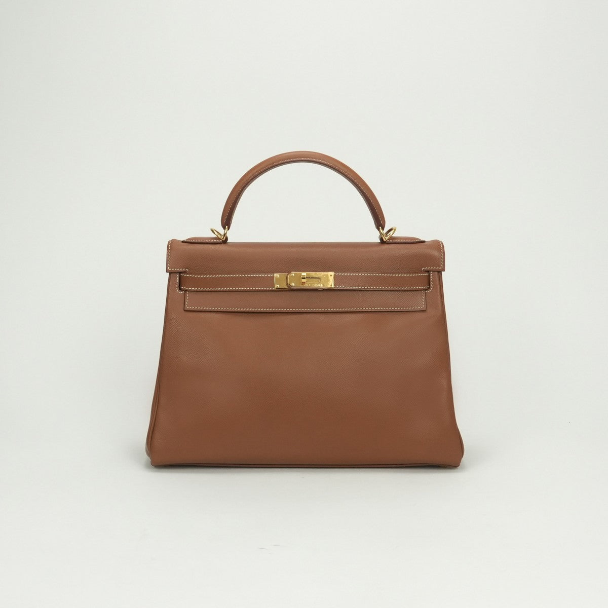 エルメス HERMES ケリー32 ケリー 32 バッグ トートバッグ ショルダーバッグ クシュベル ゴールド Gold ブラウン Brown 茶 ゴールド金具 ハンドバッグ V字金具 新型金具 KELLY