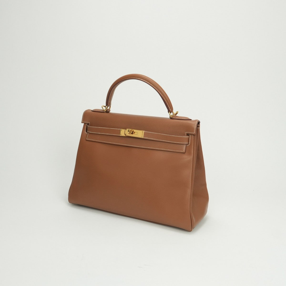 エルメス HERMES ケリー32 ケリー 32 バッグ トートバッグ ショルダーバッグ クシュベル ゴールド Gold ブラウン Brown 茶 ゴールド金具 ハンドバッグ V字金具 新型金具 KELLY