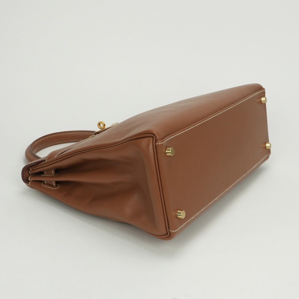 エルメス HERMES ケリー32 ケリー 32 バッグ トートバッグ ショルダーバッグ クシュベル ゴールド Gold ブラウン Brown 茶 ゴールド金具 ハンドバッグ V字金具 新型金具 KELLY