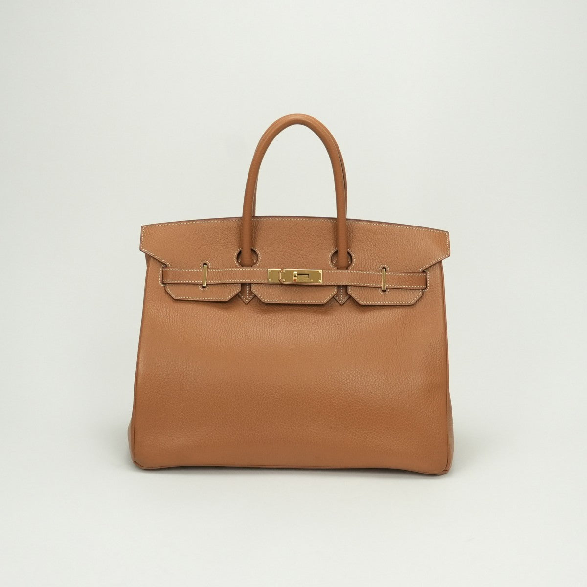 エルメス HERMES バーキン35 バーキン 35 バッグ トートバッグ アルデンヌ ゴールド Gold ブラウン Brown 茶 ゴールド金具 ハンドバッグ