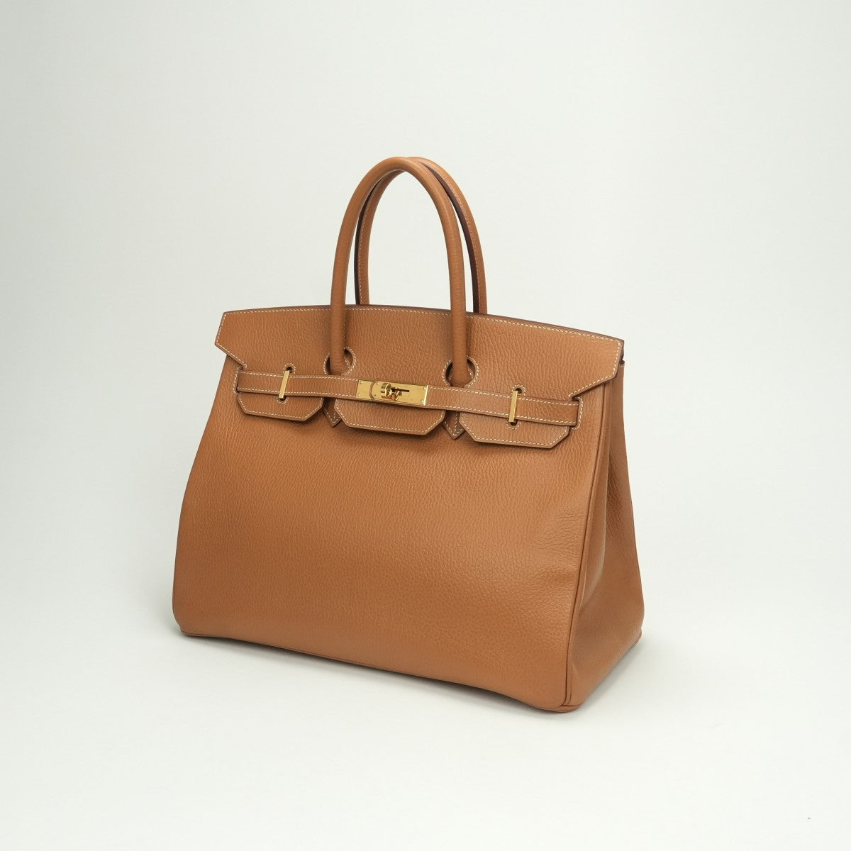 エルメス HERMES バーキン35 バーキン 35 バッグ トートバッグ アルデンヌ ゴールド Gold ブラウン Brown 茶 ゴールド金具 ハンドバッグ