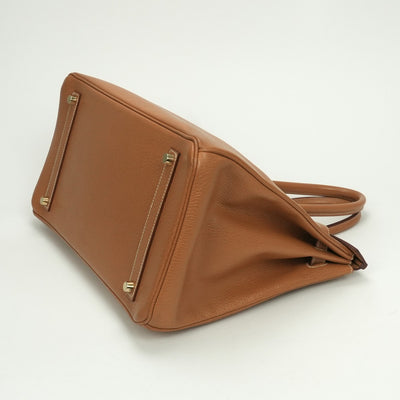 エルメス HERMES バーキン35 バーキン 35 バッグ トートバッグ アルデンヌ ゴールド Gold ブラウン Brown 茶 ゴールド金具 ハンドバッグ