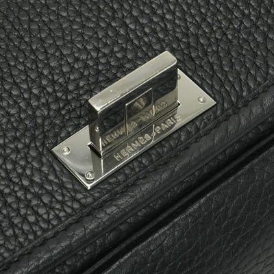 エルメス HERMES ヴィクトリアメッセンジャー ヴィクトリア メッセンジャー バッグ トートバッグ ショルダーバッグ トリヨンクレマンス ノワール Noir ブラック Black 黒 シルバー金具 ハンドバッグ 2way クロスボディ