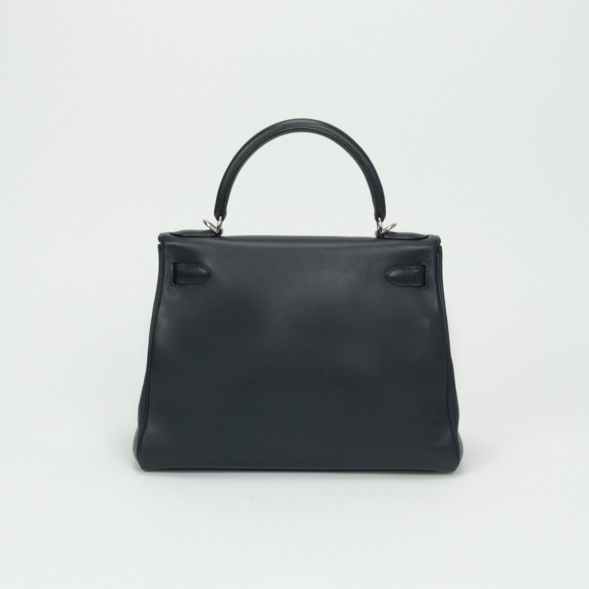 エルメス HERMES ケリー28 ケリー 28 バッグ トートバッグ ショルダーバッグ ヴォーガリバー ブルーインディゴ(推定) Blue Indigo ネイビー Navy 紺 シルバー金具 ハンドバッグ V字金具 新型金具 KELLY