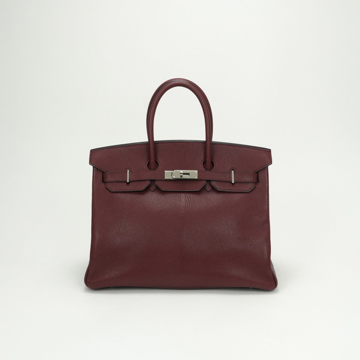 エルメス HERMES バーキン35 バーキン 35 シェーブル シェブルミゾル シェーブルコロマンデル バッグ トートバッグ コロマンデル ルージュアッシュ　Rouge H レッド 赤 シルバー金具 ハンドバッグ