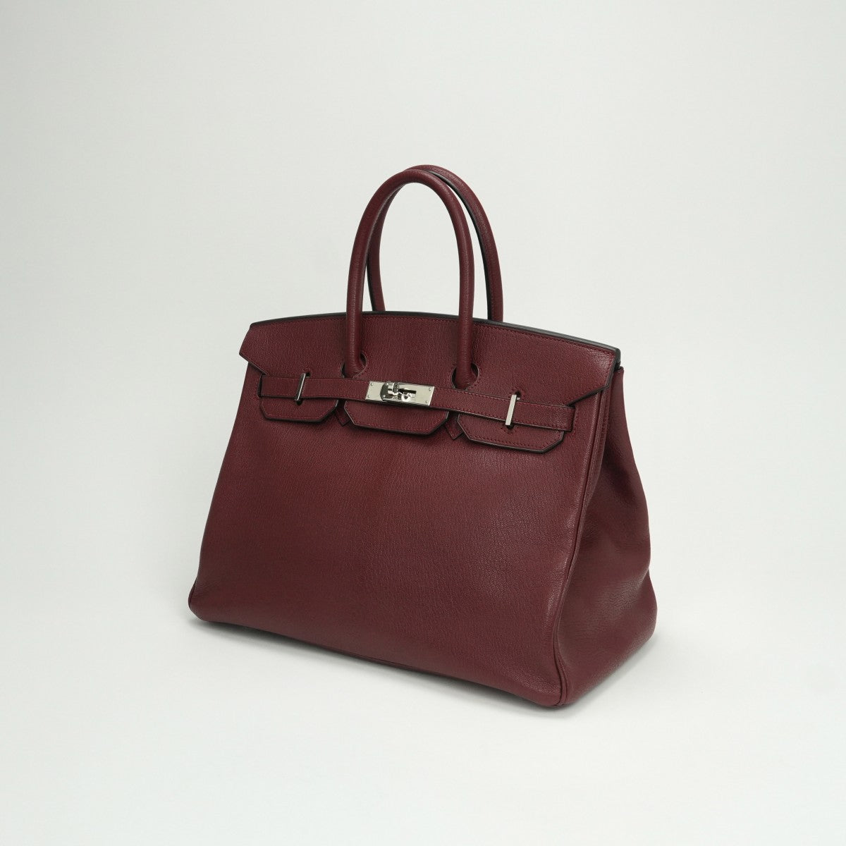 エルメス HERMES バーキン35 バーキン 35 シェーブル シェブルミゾル シェーブルコロマンデル バッグ トートバッグ コロマンデル ルージュアッシュ　Rouge H レッド 赤 シルバー金具 ハンドバッグ