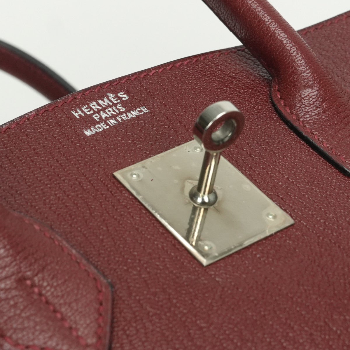 エルメス HERMES バーキン35 バーキン 35 シェーブル シェブルミゾル シェーブルコロマンデル バッグ トートバッグ コロマンデル ルージュアッシュ　Rouge H レッド 赤 シルバー金具 ハンドバッグ