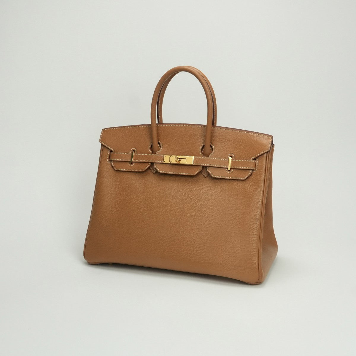 エルメス HERMES バーキン35 バーキン 35 バッグ トートバッグ アルデンヌ ナチュラル Natural ブラウン Brown 茶 ゴールド金具 ハンドバッグ