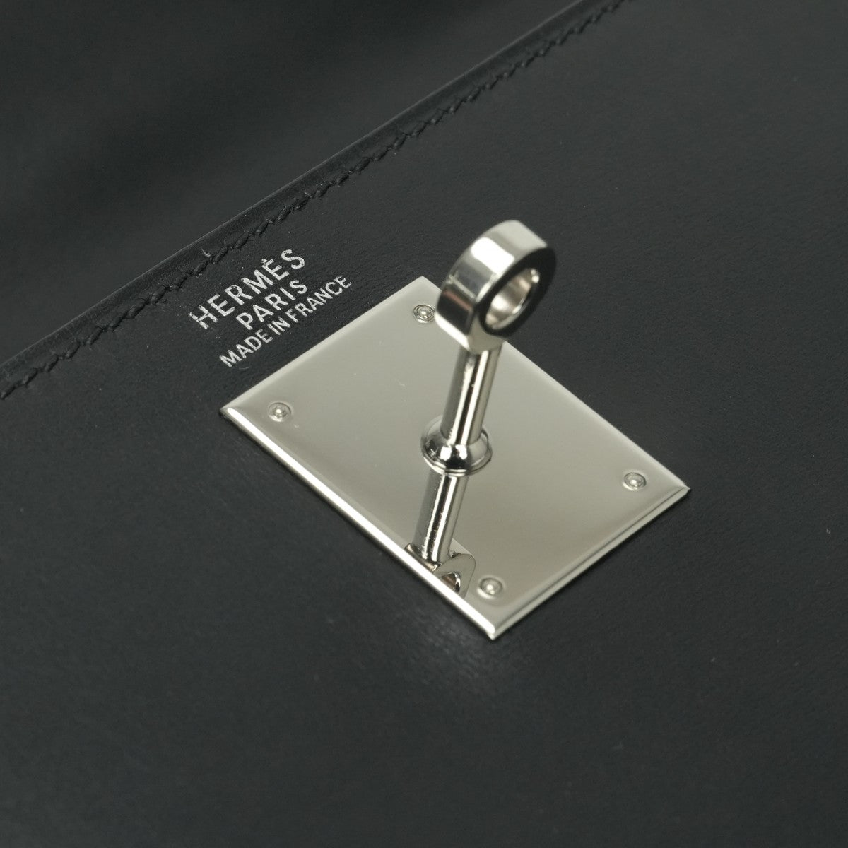 エルメス HERMES ケリー32 ケリー 32 バッグ トートバッグ ショルダーバッグ ボックスカーフ ノワール　noir ブラック Black 黒 シルバー金具 ハンドバッグ 内縫い V字金具 2Way