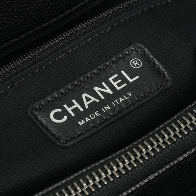 シャネル CHANEL マトラッセ バッグ トートバッグ ショルダーバッグ キャビアスキン ブラック black 黒 シルバー金具（ガンメタリック） ココマーク チェーンショルダーバッグ