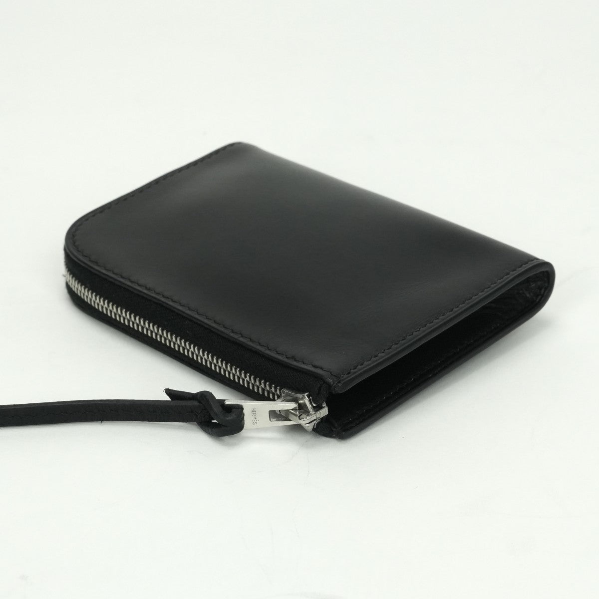 エルメス HERMES リミックス 財布 コインケース 小銭入れ バレニア シェーブル ノワール noir ブラック Black 黒 シルバー金具