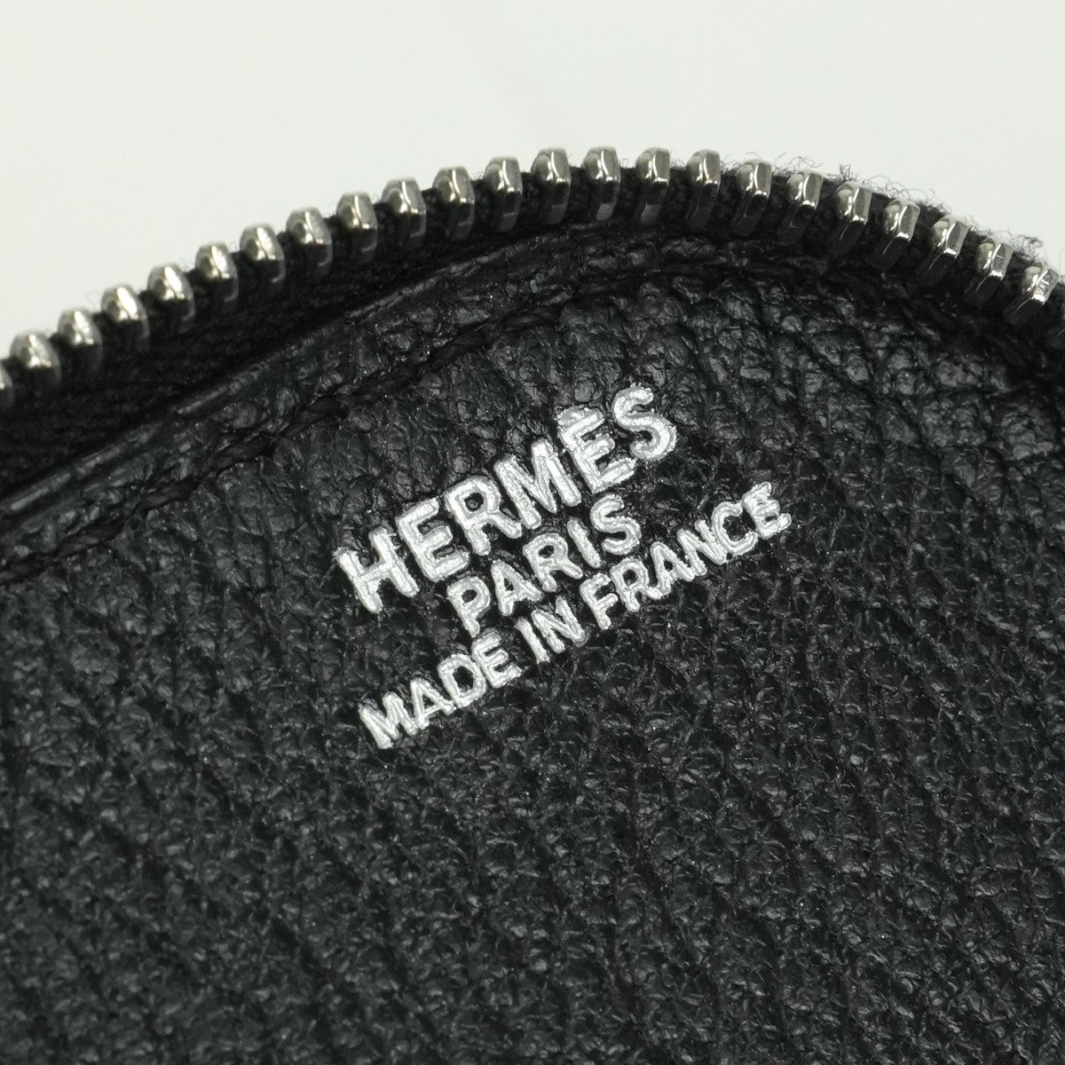 エルメス HERMES リミックス 財布 コインケース 小銭入れ バレニア シェーブル ノワール noir ブラック Black 黒 シルバー金具